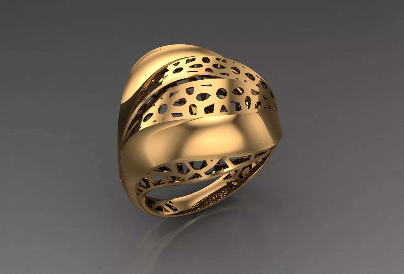 Ready Women Ring STL 3D Models 3D print model_0