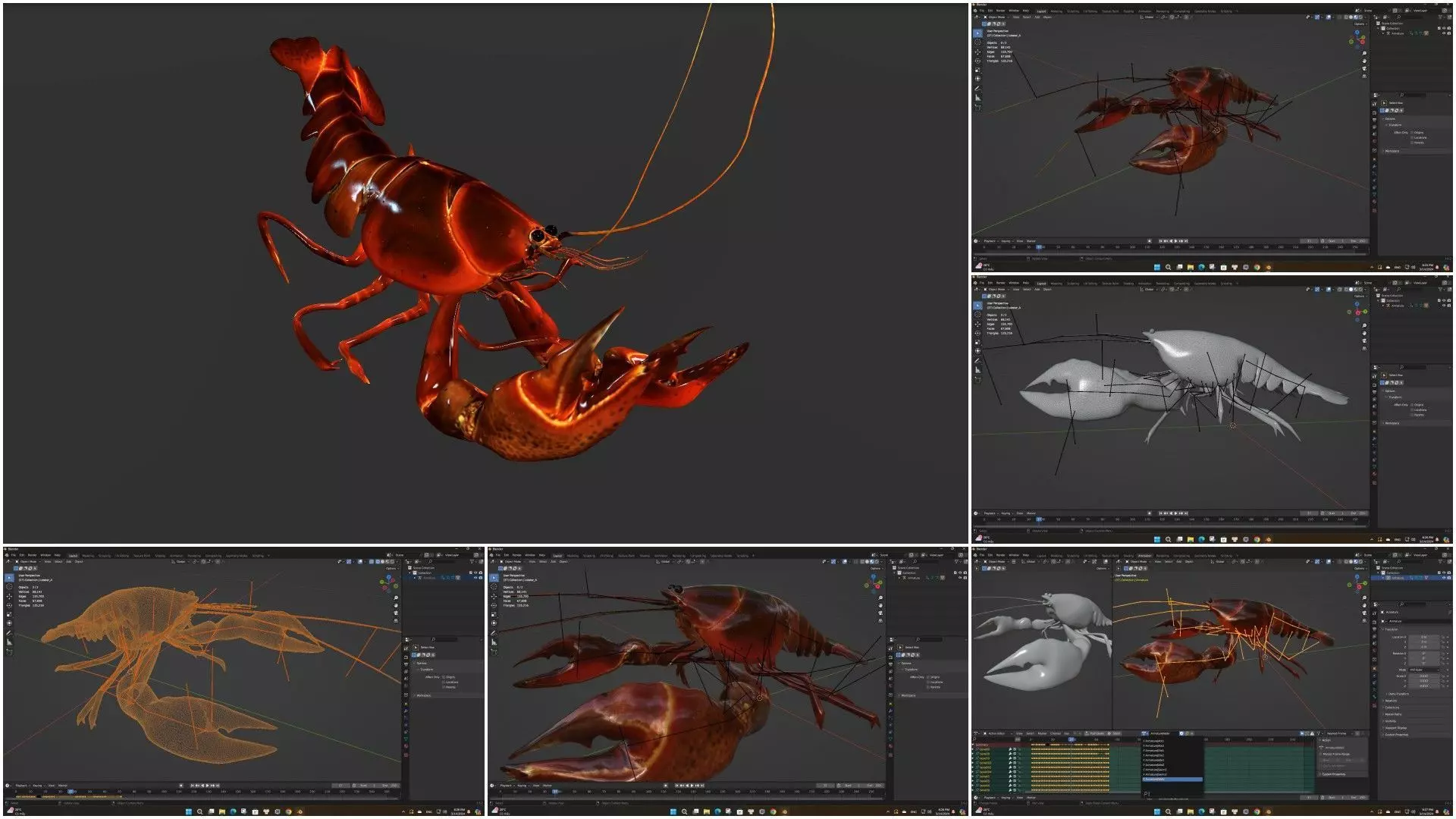 Pack-06 UnderWater 3D model_53