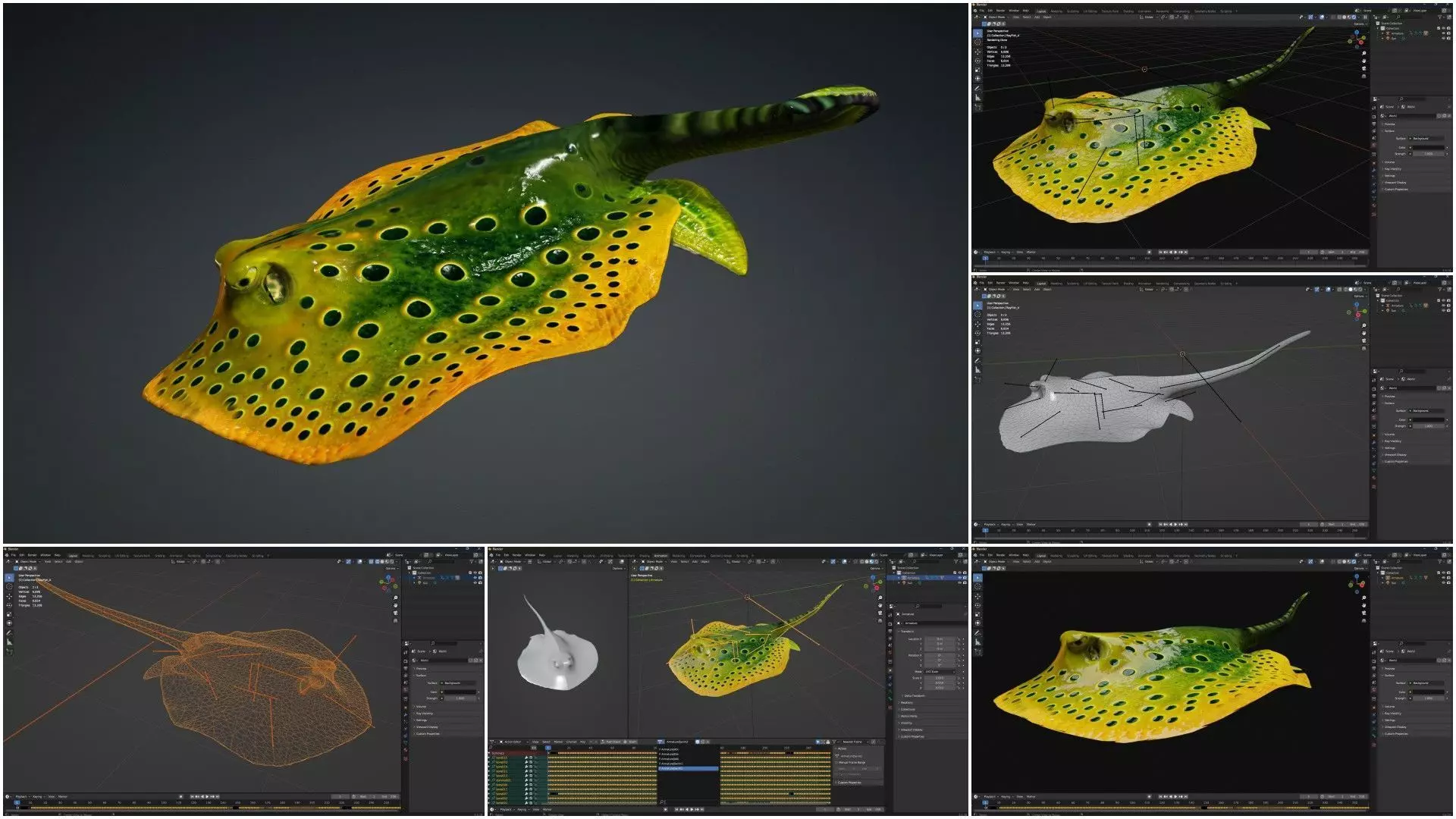 Pack-06 UnderWater 3D model_49