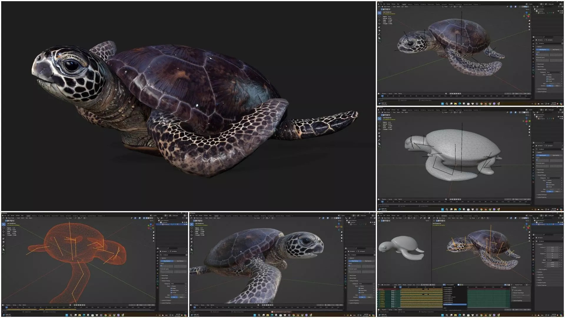 Pack-06 UnderWater 3D model_15