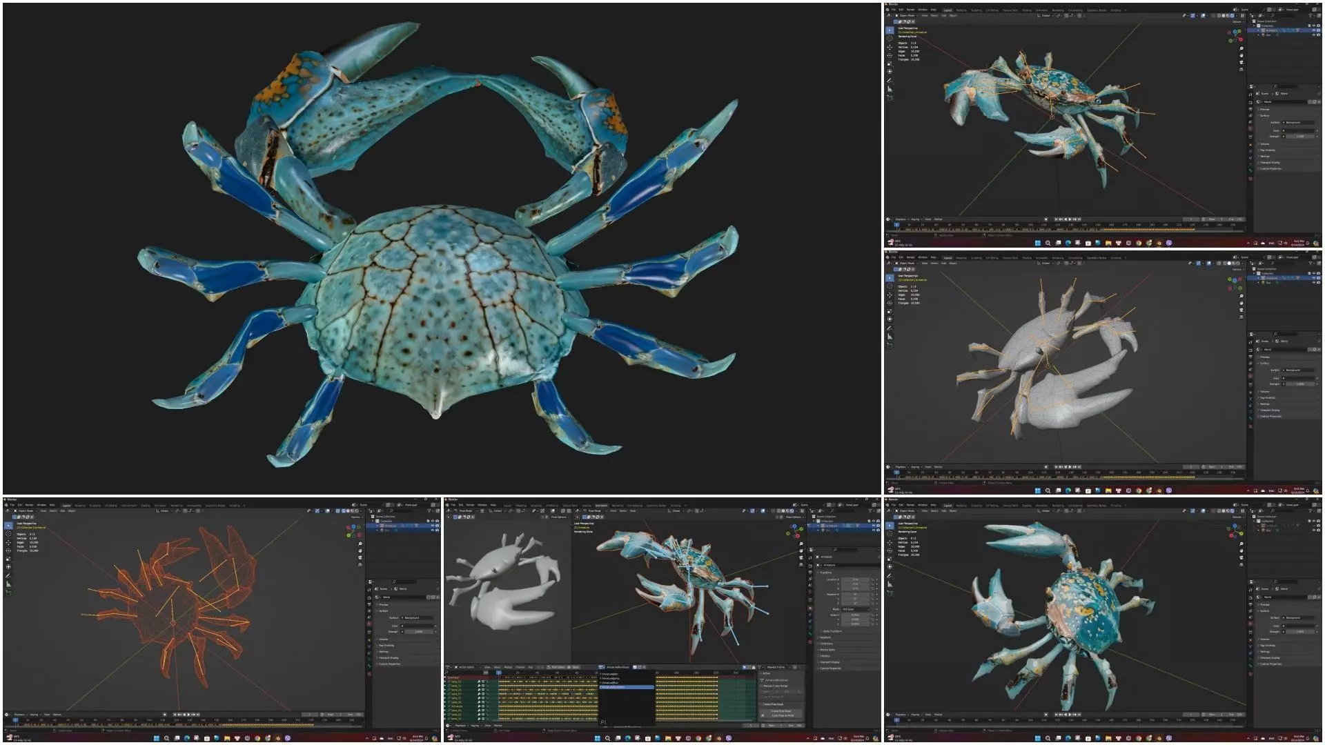 Pack-06 UnderWater 3D model_43