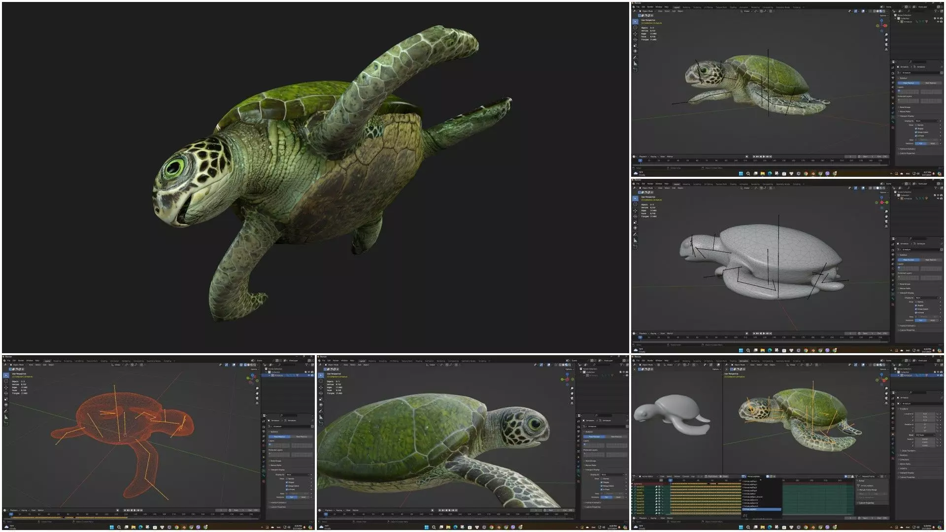 Pack-06 UnderWater 3D model_17