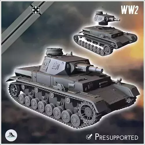 Panzer IV Ausf B - Germany Eastern Western Front France Early Po