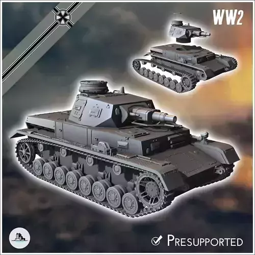 Panzer IV Ausf C - Germany Eastern Western Front France Early Po