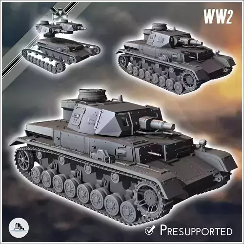 Panzer IV Ausf D - Germany Eastern Western Front France Early Po