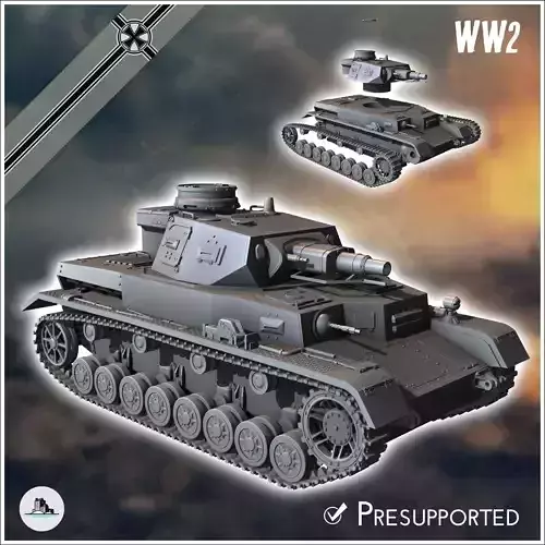 Panzer IV Ausf E - Germany Eastern Western Front France Early Po