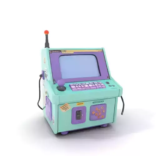 Retro Arcade Console model pack Low-poly 3D model
