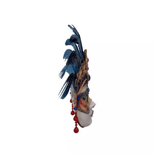 2474Venetian Carnival Mask Color 3D Model magic 3D print model_16