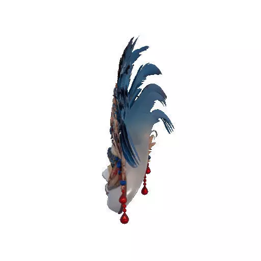 2474Venetian Carnival Mask Color 3D Model magic 3D print model_29