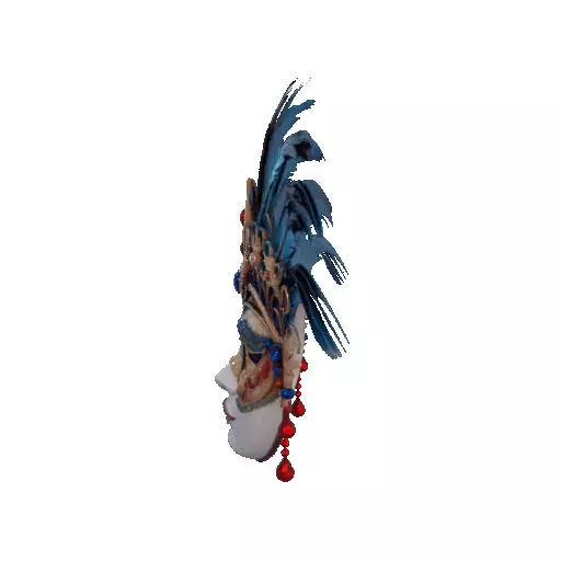 2474Venetian Carnival Mask Color 3D Model magic 3D print model_30