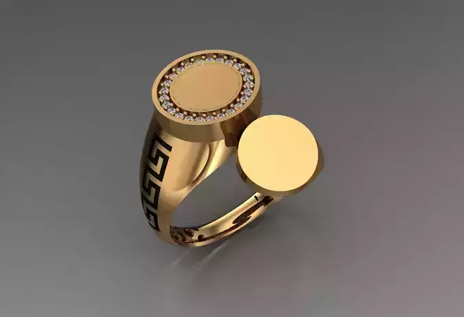 Ready Women Ring STL 3D Models 3D print model