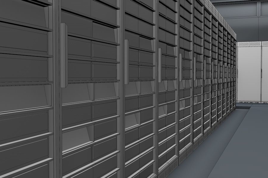 Data Centre Ready to Render Low-poly 3D model_20
