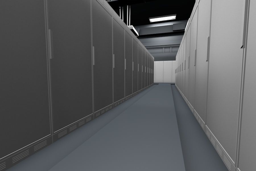 Data Centre Ready to Render Low-poly 3D model_25