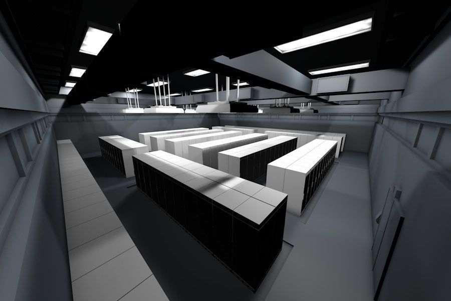 Data Centre Ready to Render Low-poly 3D model_17