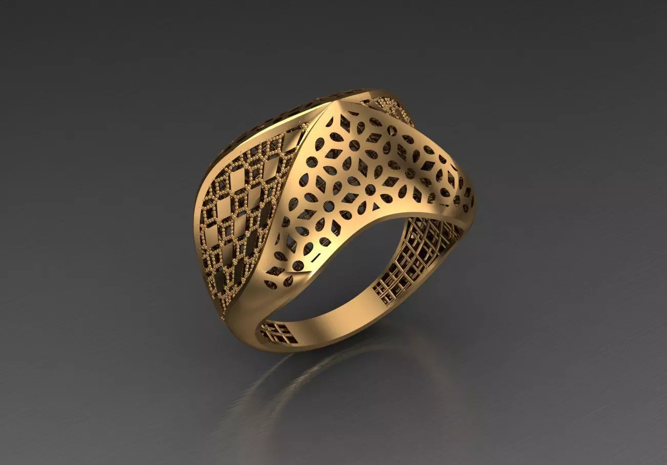 Ready Women Ring STL 3D Models  3D print model_0