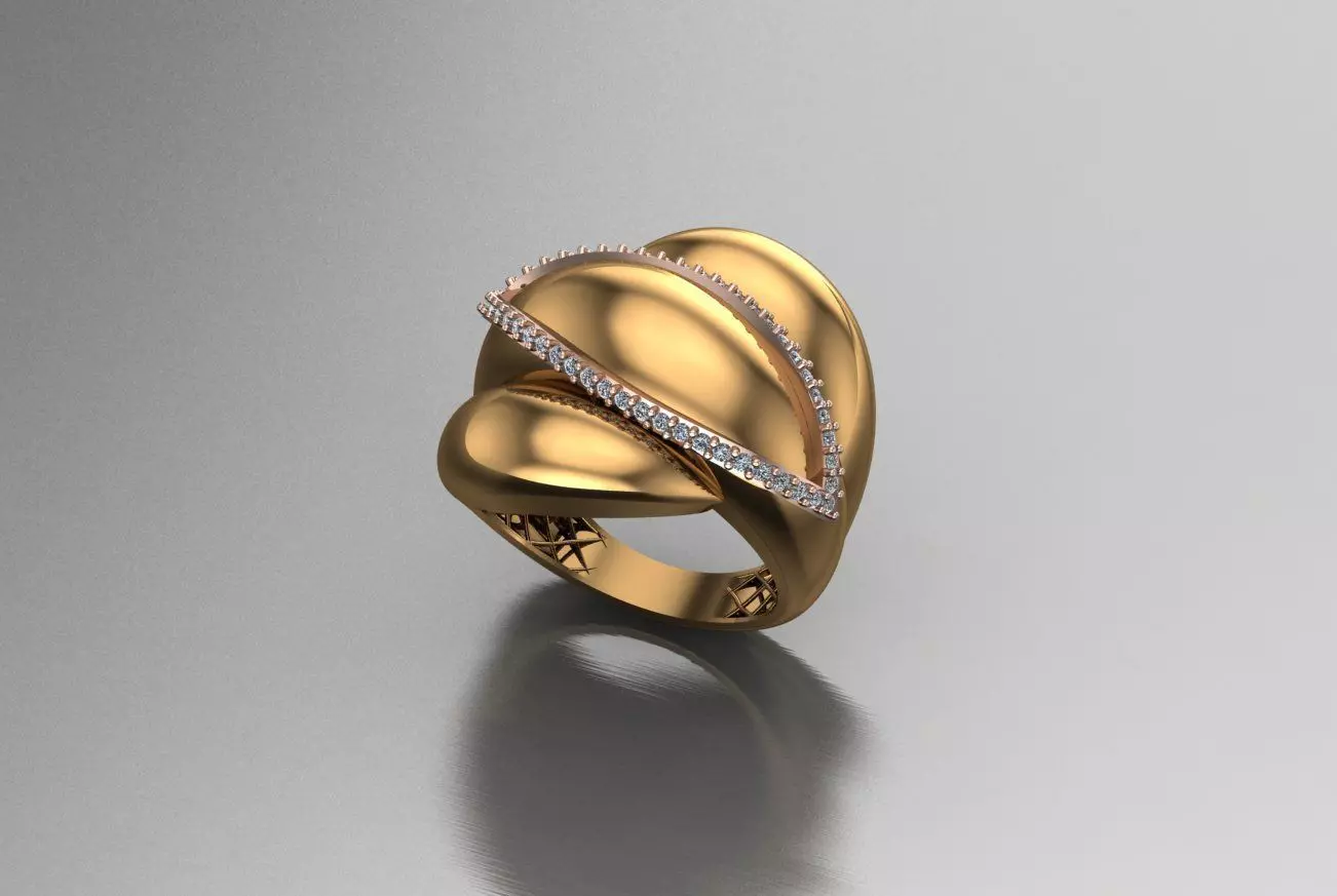 Ready Women Ring STL 3D Models 3D print model_0