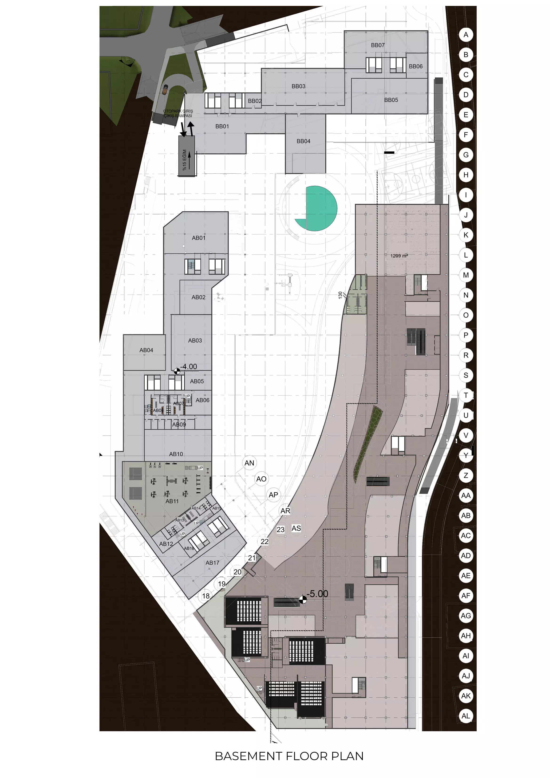 Highrise Residences Offices Shopping Mall Complex 3D model_3