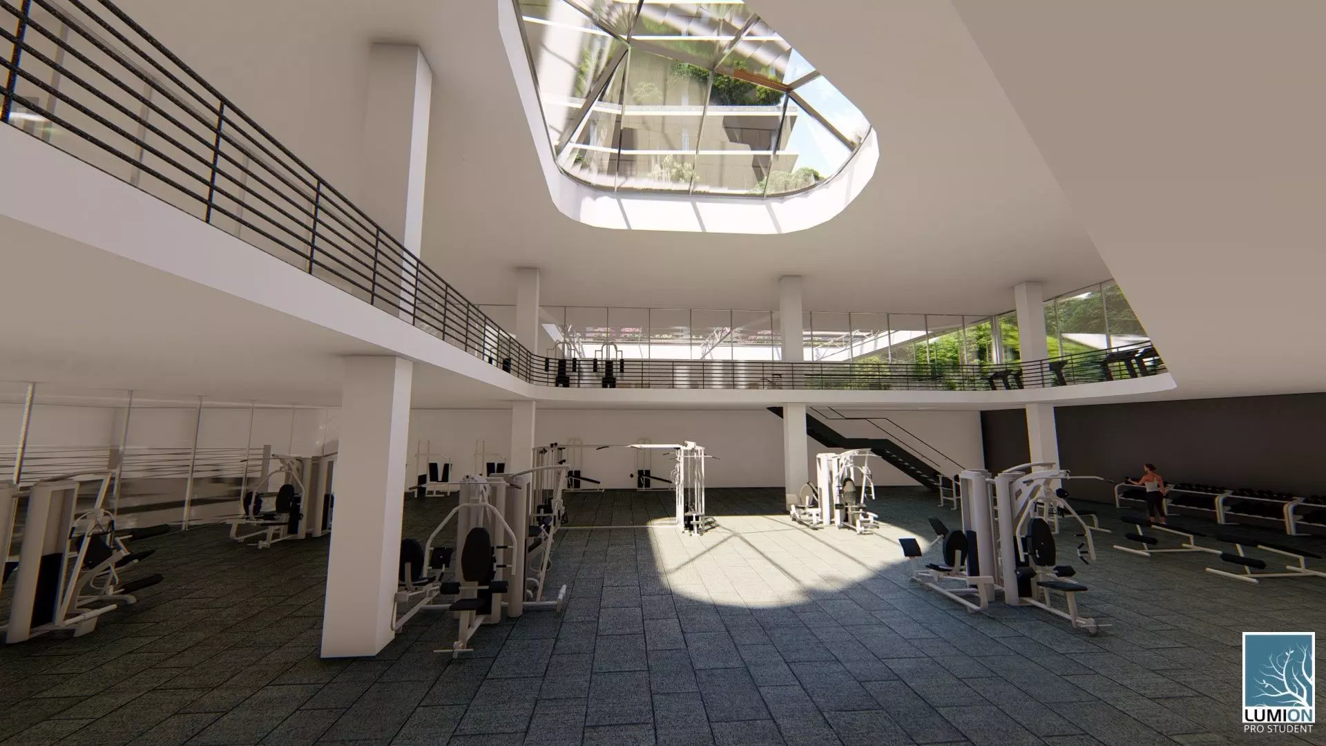 Highrise Residences Offices Shopping Mall Complex 3D model_25