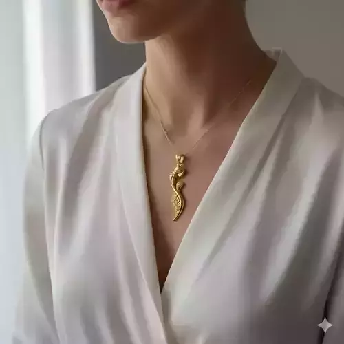 Eternal Bond  Mother and Child Pendant