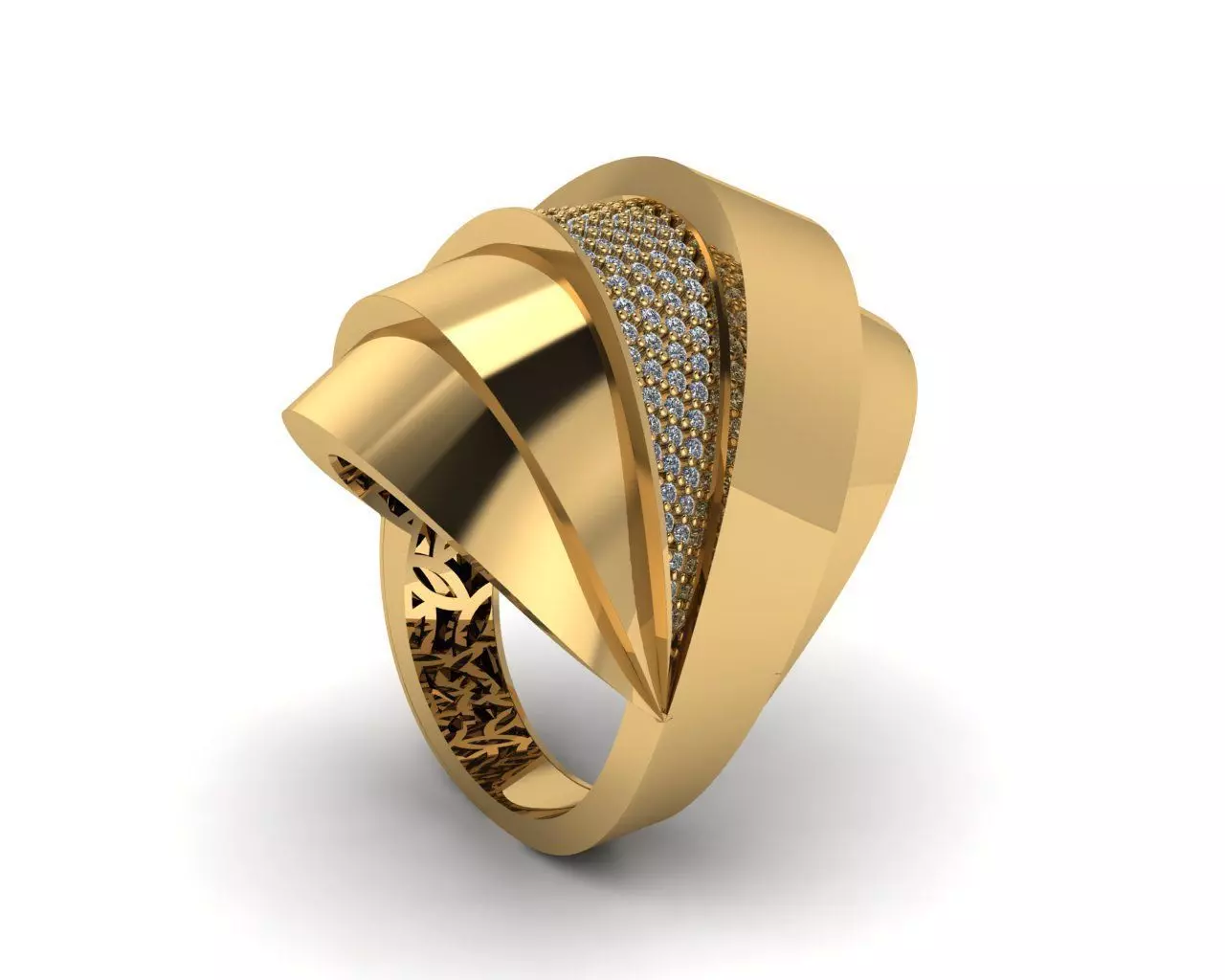 Ready Women Ring STL 3D Models 3D print model_0