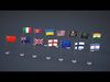 Flags Game Ready Rigged  Animated Low-poly 3D model_1