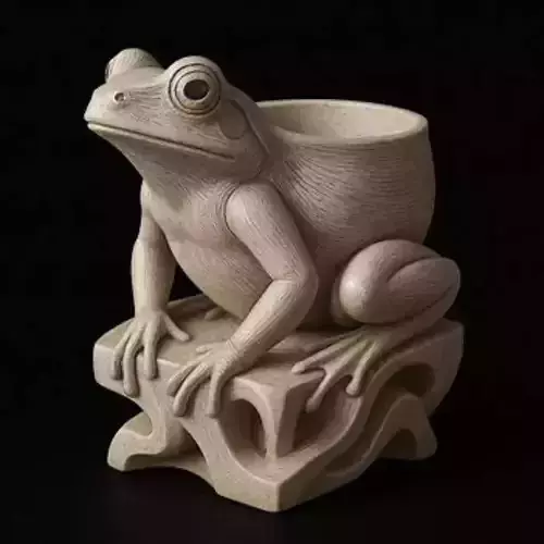 Eternal Frog Grace 3D Holder Design