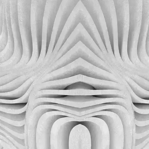 Architectural Carved Plaster Wallpaper Texture