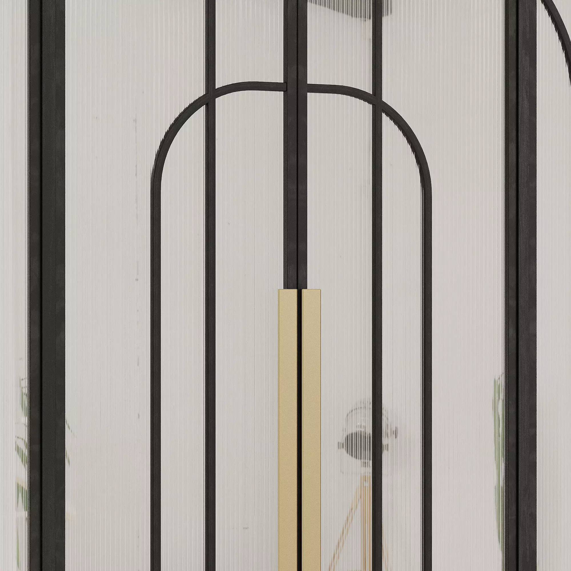 Entrance door set256 3D model_2