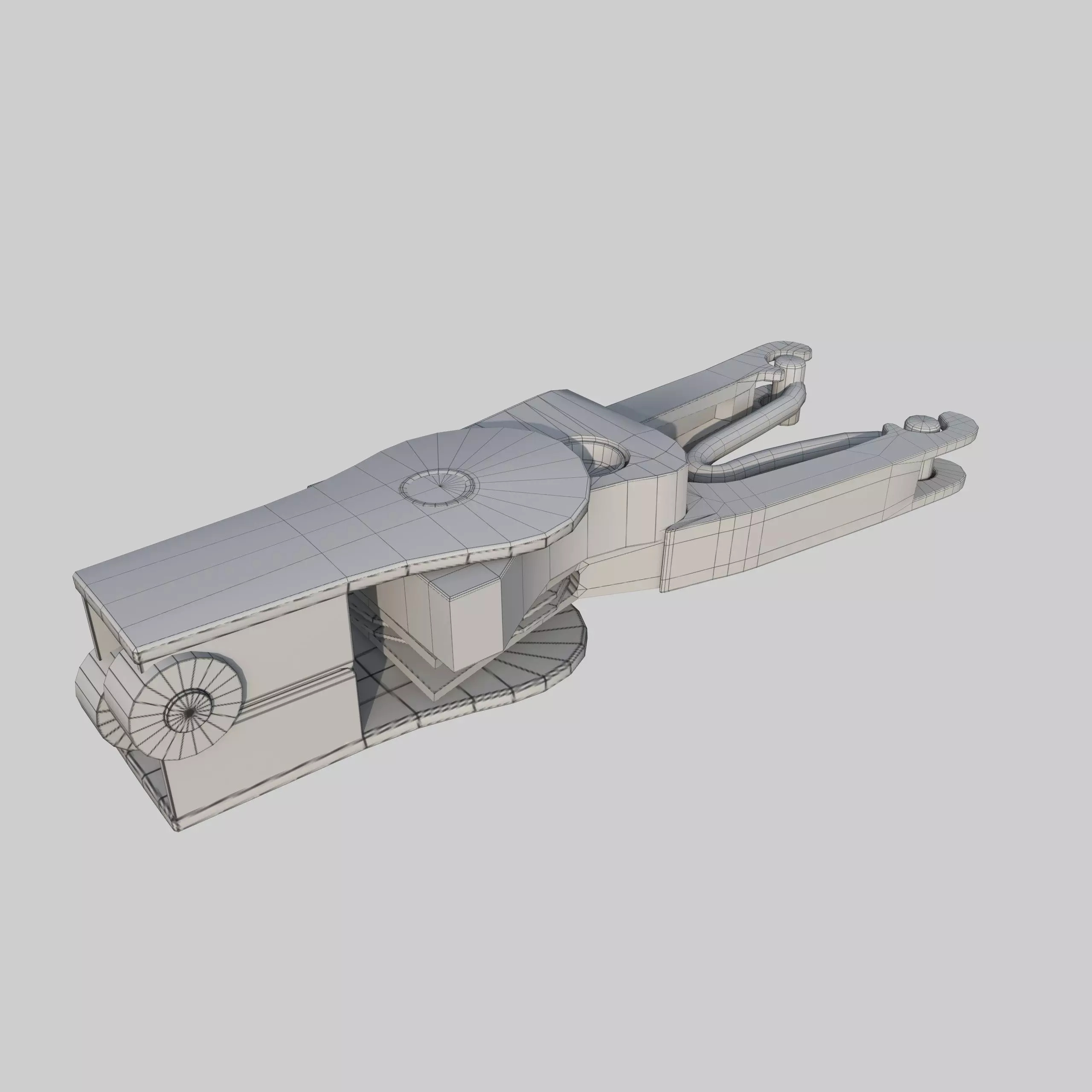 Medium Large clip applier Low-poly 3D model_7