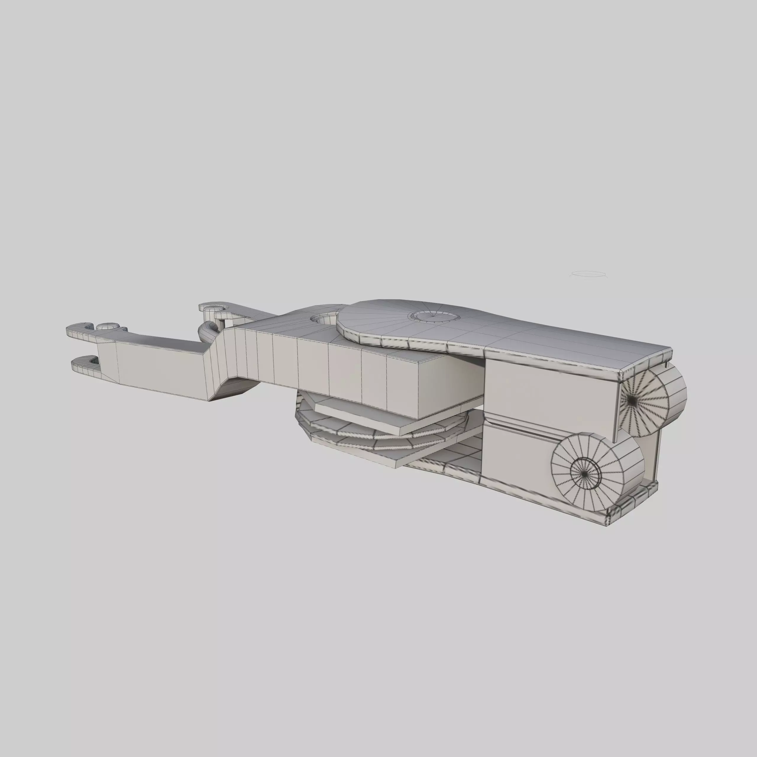 Medium Large clip applier Low-poly 3D model_8