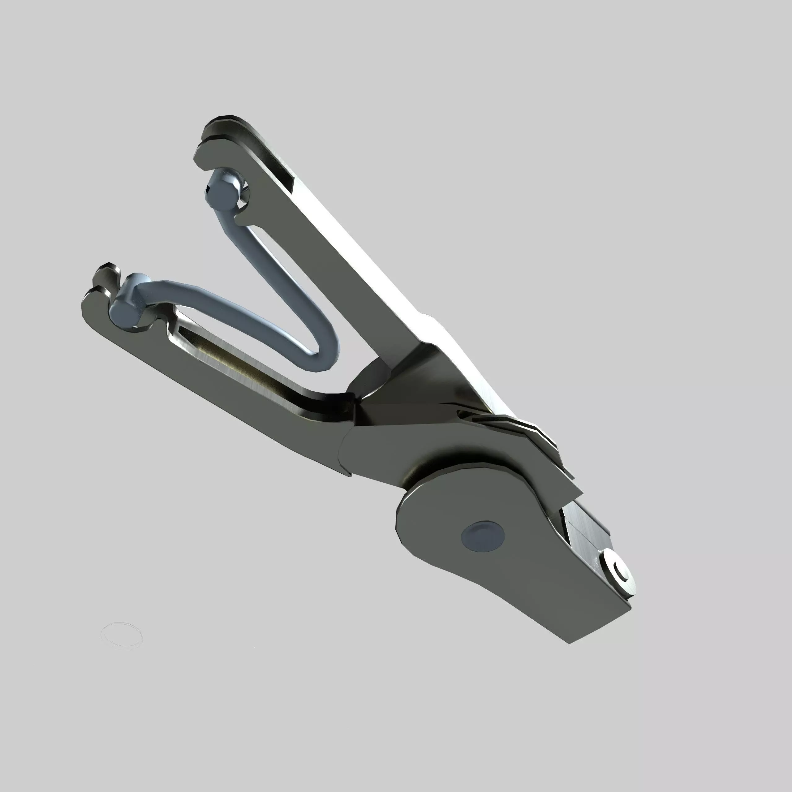 Medium Large clip applier Low-poly 3D model_5