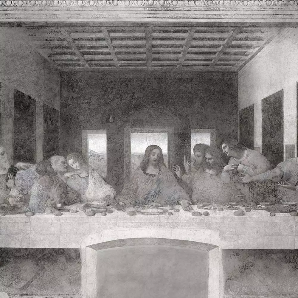 The Last Supper Fresco Wallpaper Texture Texture
