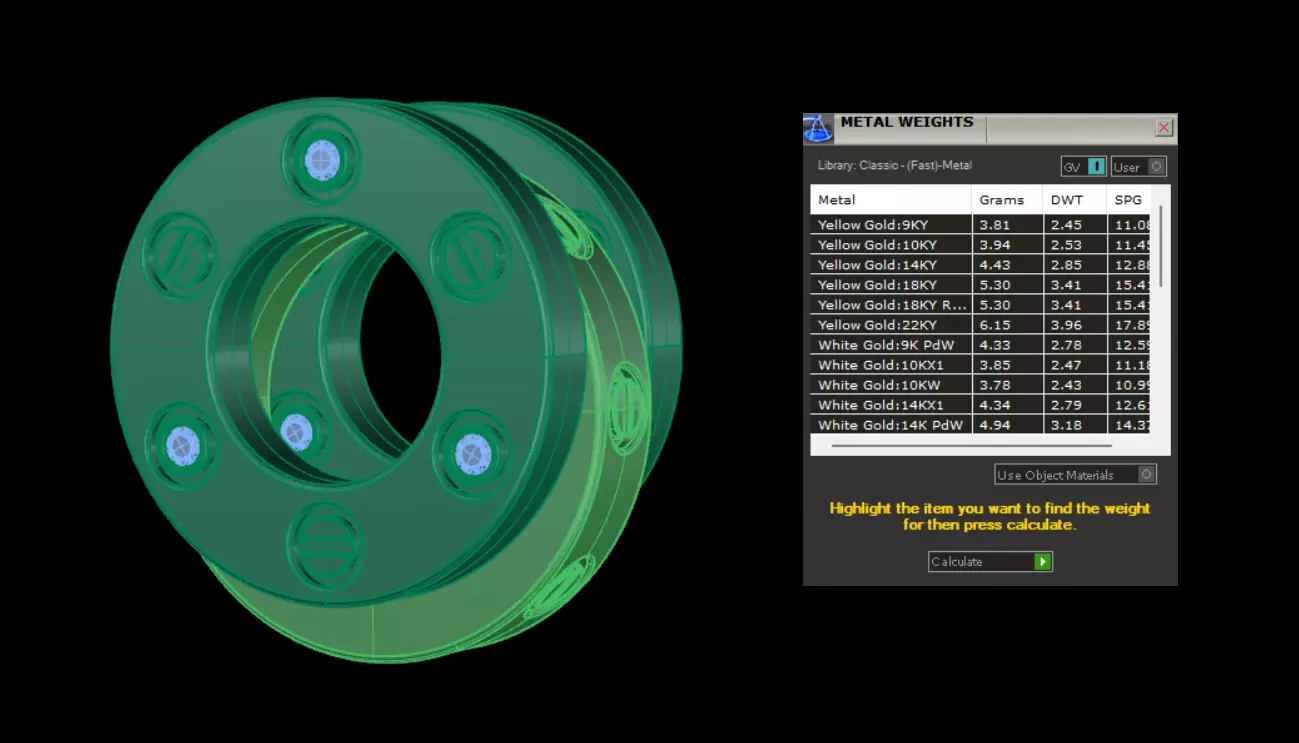 Pendant Cartier  3D print model_14