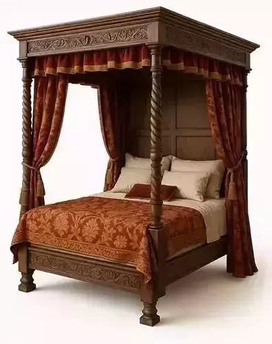 Bed - Medieval 3 Printable