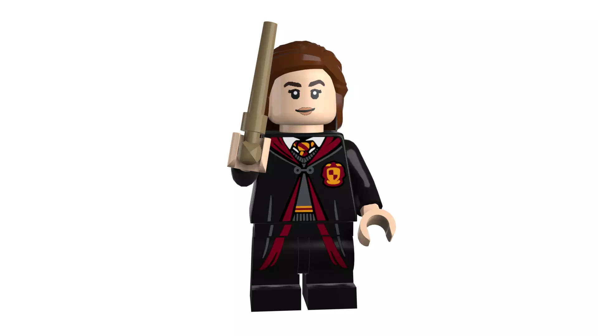 3D print minifigure - 71022-2 Hermione Granger 3D print model_2