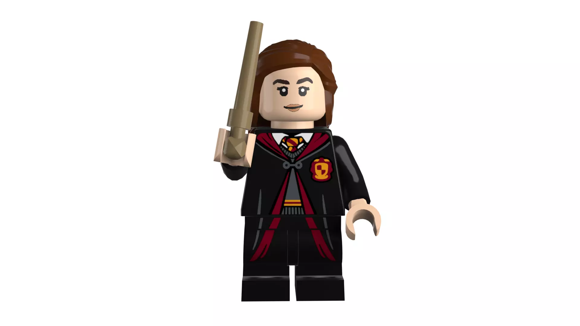 3D print minifigure - 71022-2 Hermione Granger 3D print model_4
