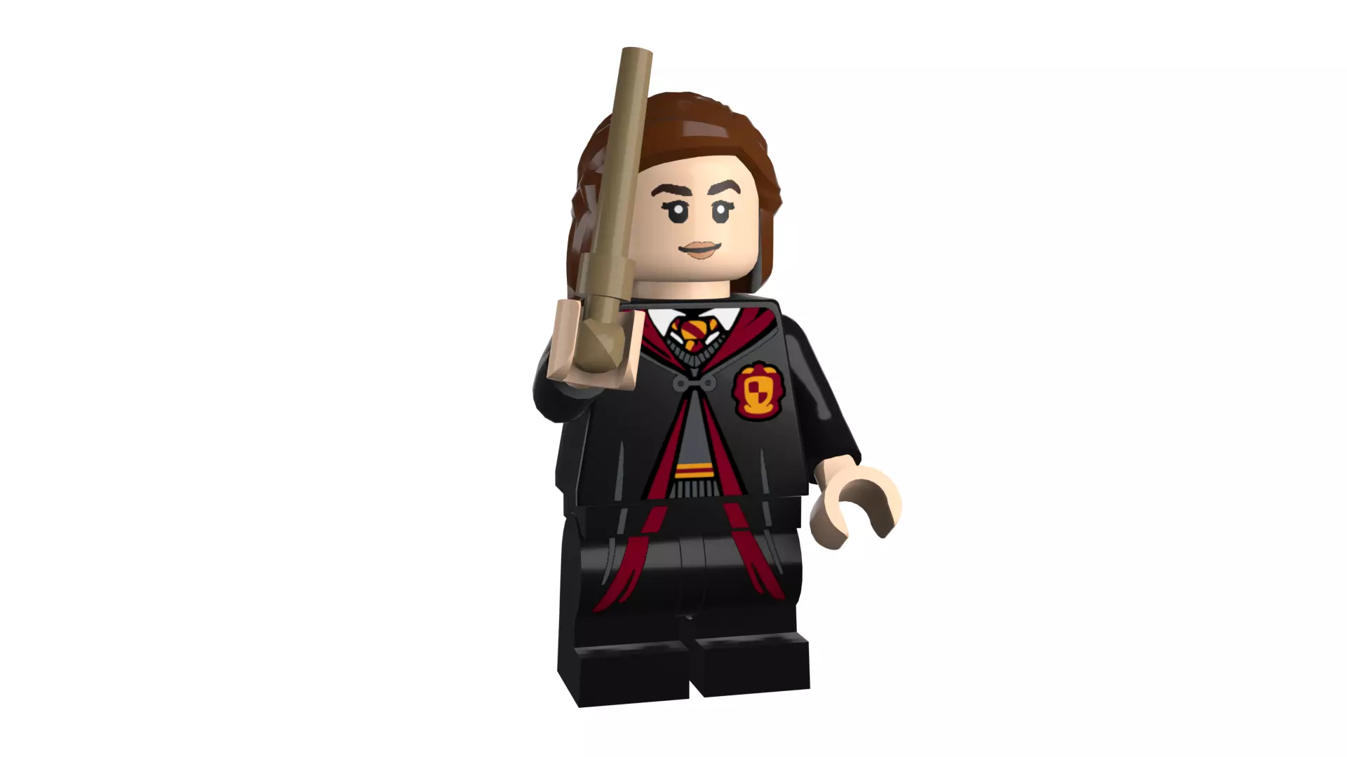 3D print minifigure - 71022-2 Hermione Granger 3D print model_6