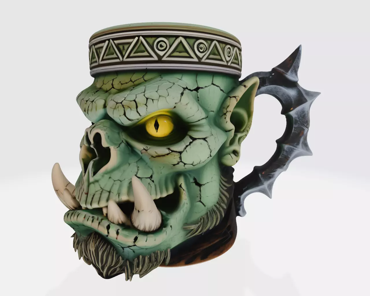 Orc mug Bolra face 3D model 3D model_1
