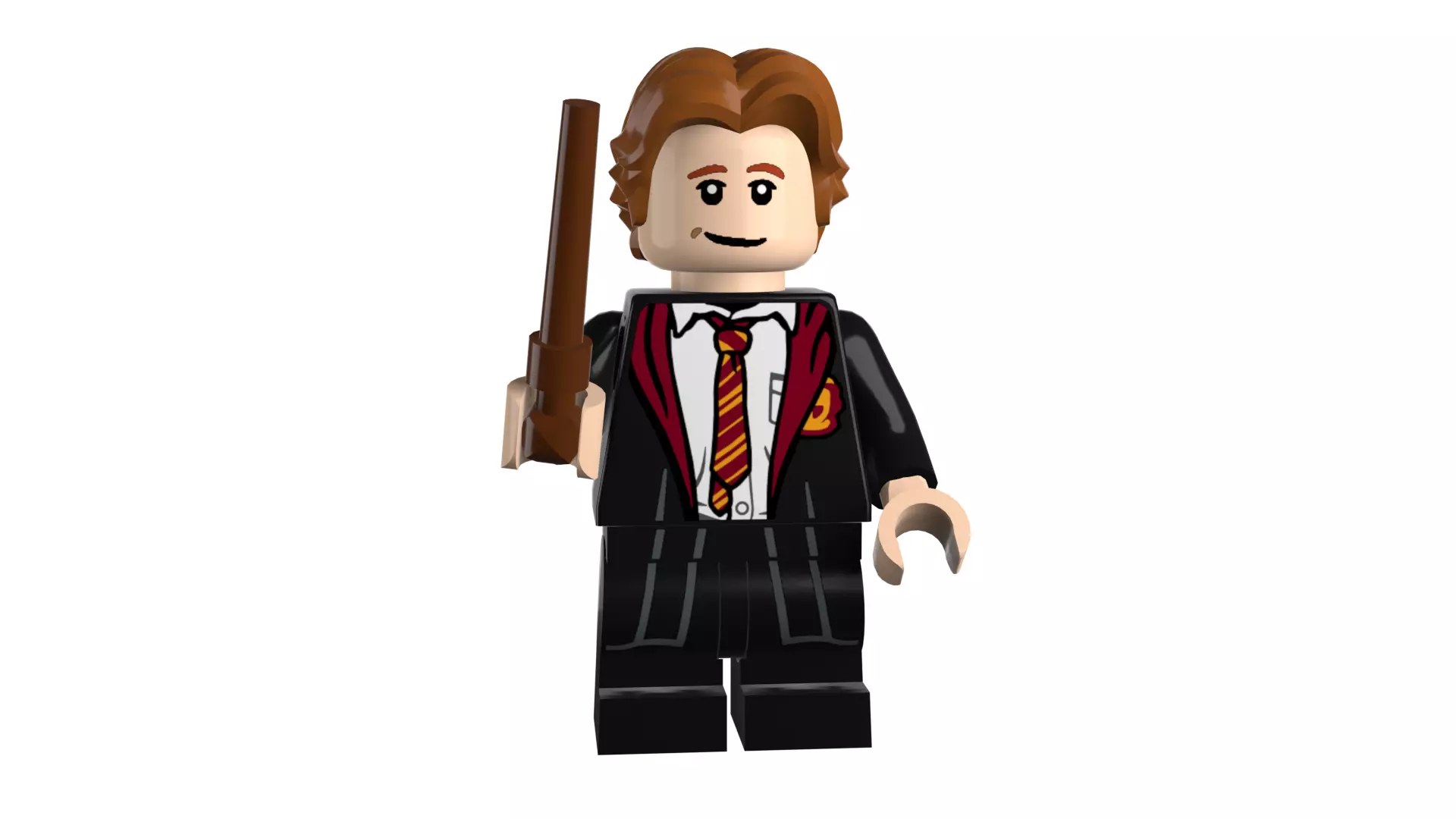 3D print minifigure - 71022-3 Ron Weasley 3D print model_8