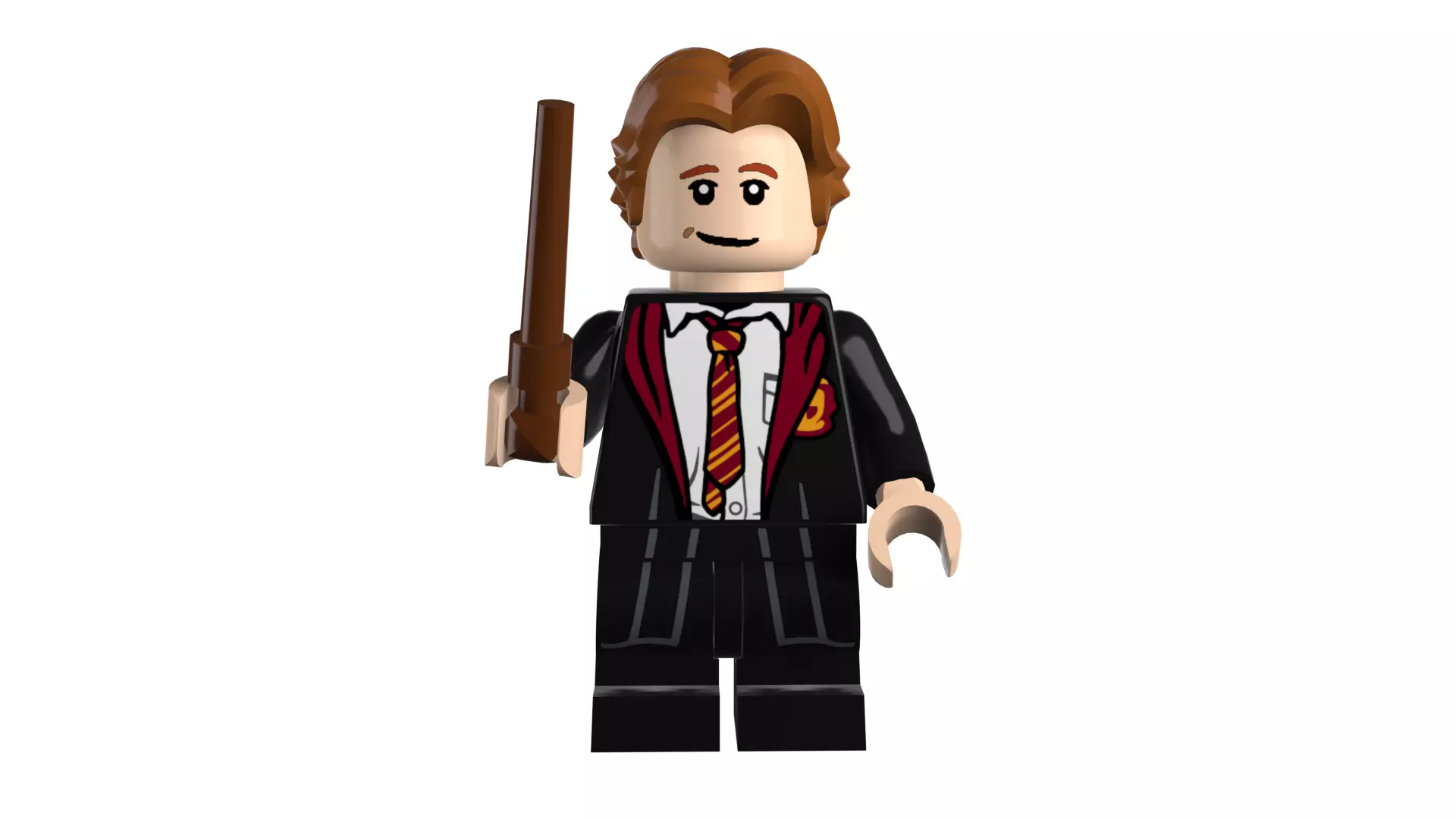 3D print minifigure - 71022-3 Ron Weasley 3D print model_7
