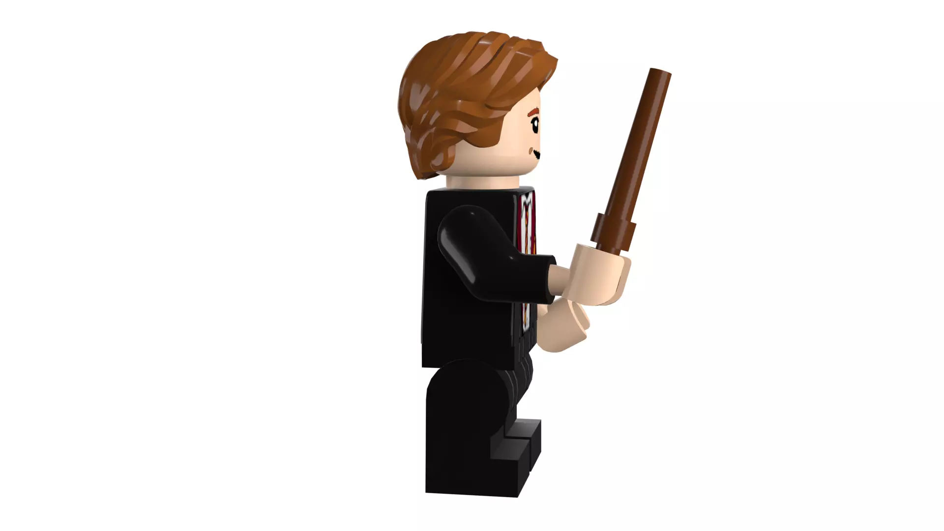 3D print minifigure - 71022-3 Ron Weasley 3D print model_25