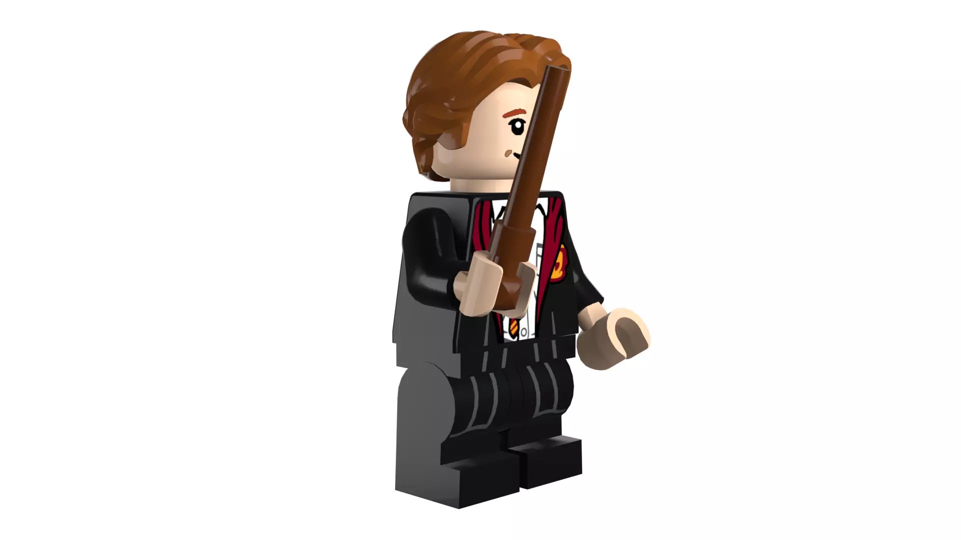 3D print minifigure - 71022-3 Ron Weasley 3D print model_17