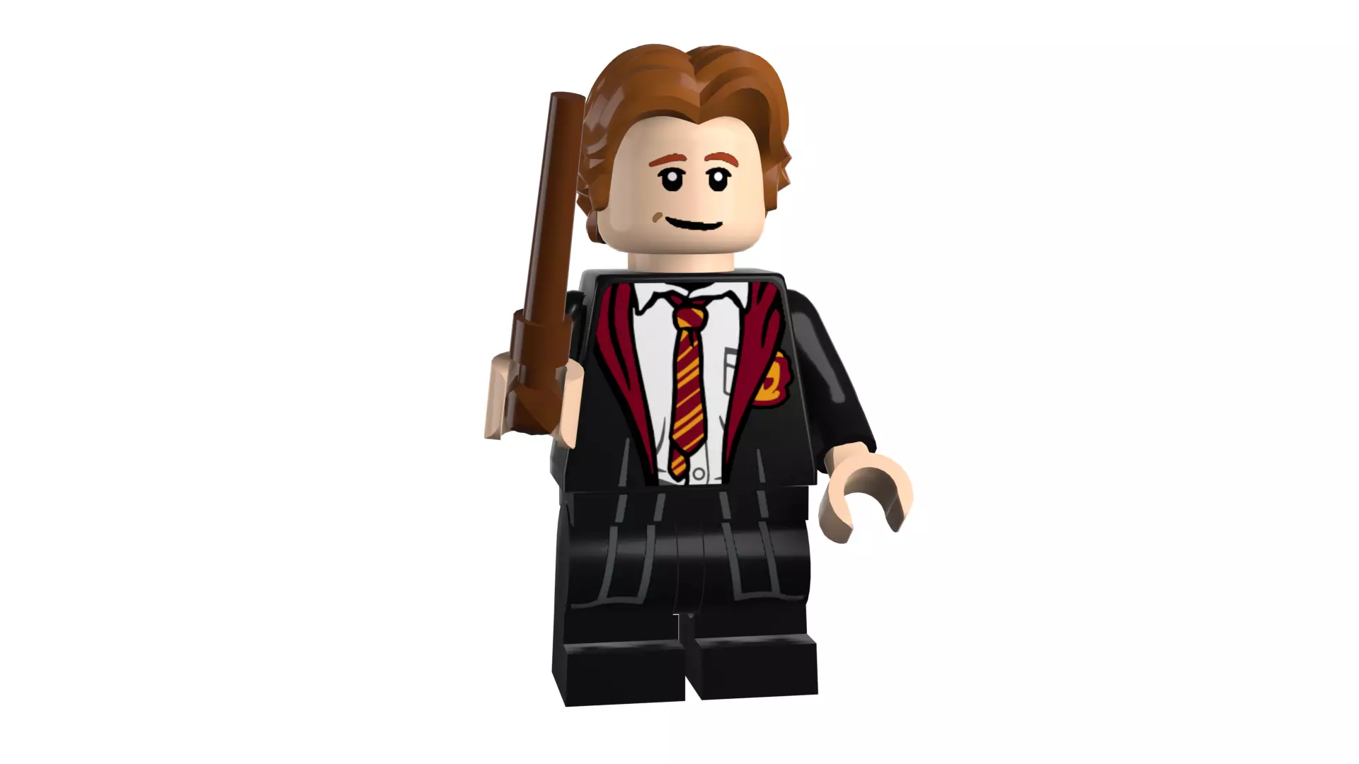 3D print minifigure - 71022-3 Ron Weasley 3D print model_9