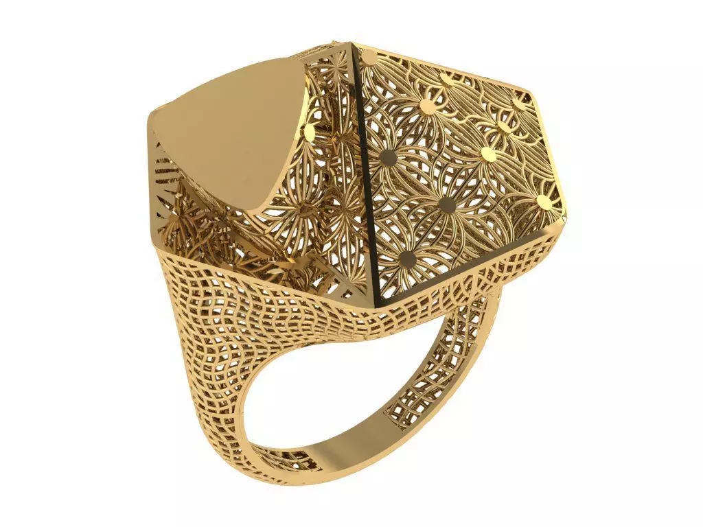 Ready Women Ring STL 3D Models 3D print model_0