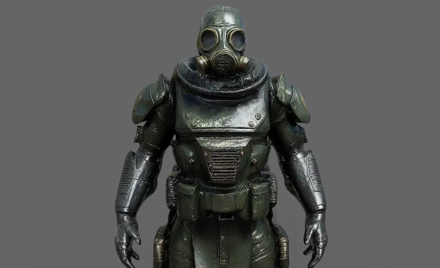 Cyborg Fighter Pack 1 Low-poly 3D model_24