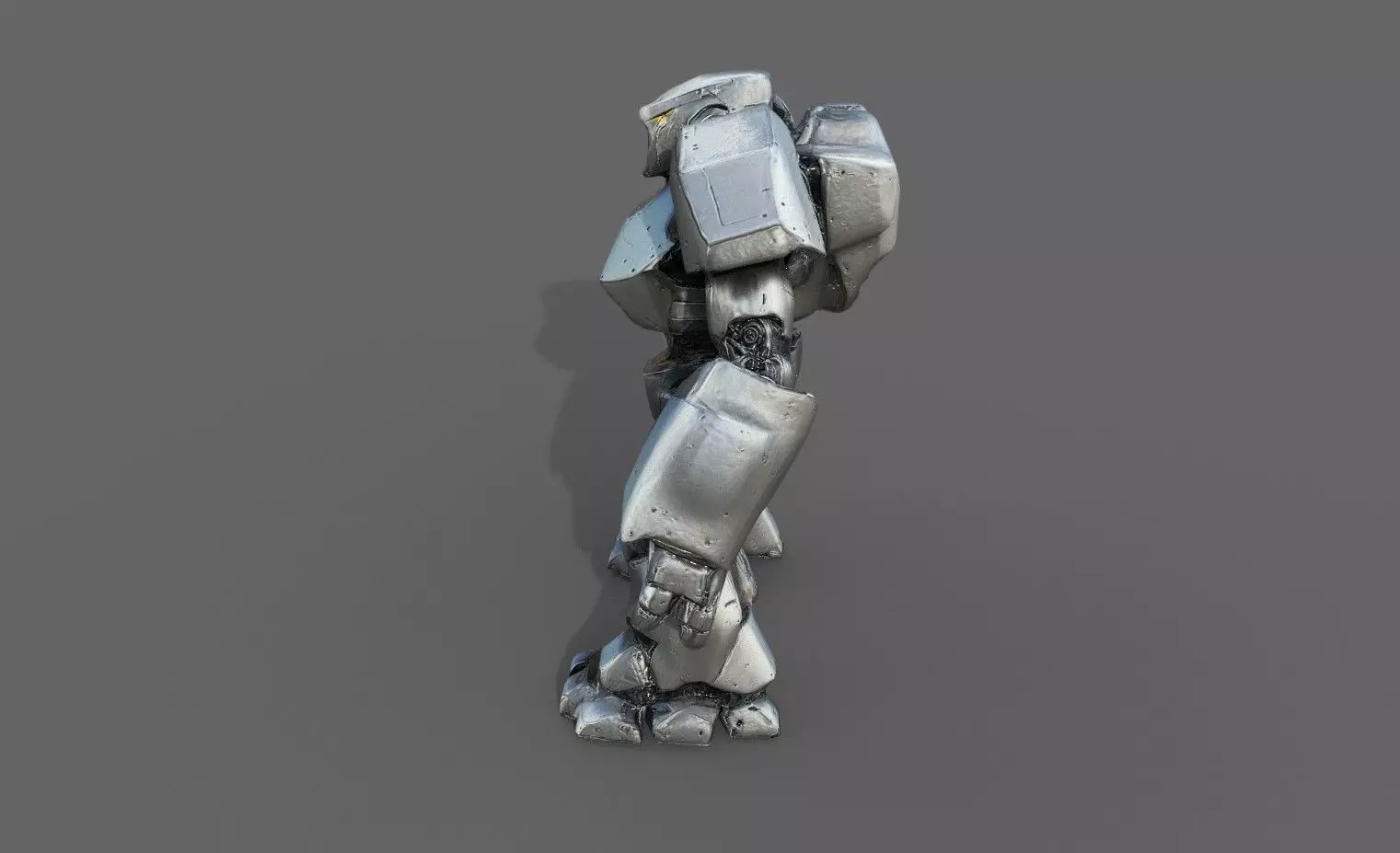 Cyborg Fighter Pack 1 Low-poly 3D model_13