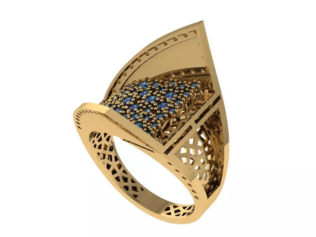 Ready Women Ring STL 3D Models  3D print model_0