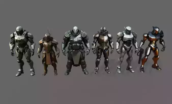 Cyborg Fighter Pack 2