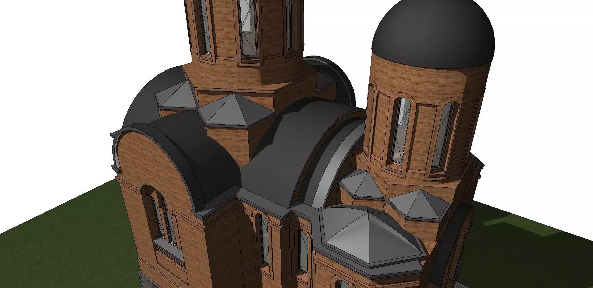 St Nicholas Orthodox Church Detailed 3D Model 3D model