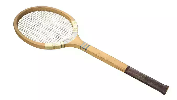 Tennis Racket Old and Worn